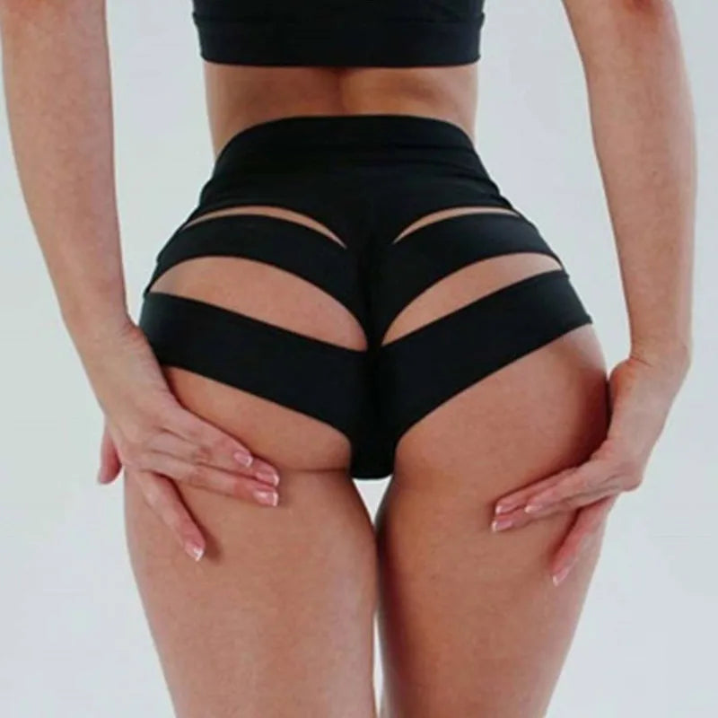 High Waist Skinny Fitness Shorts